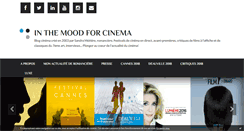 Desktop Screenshot of inthemoodforcinema.com
